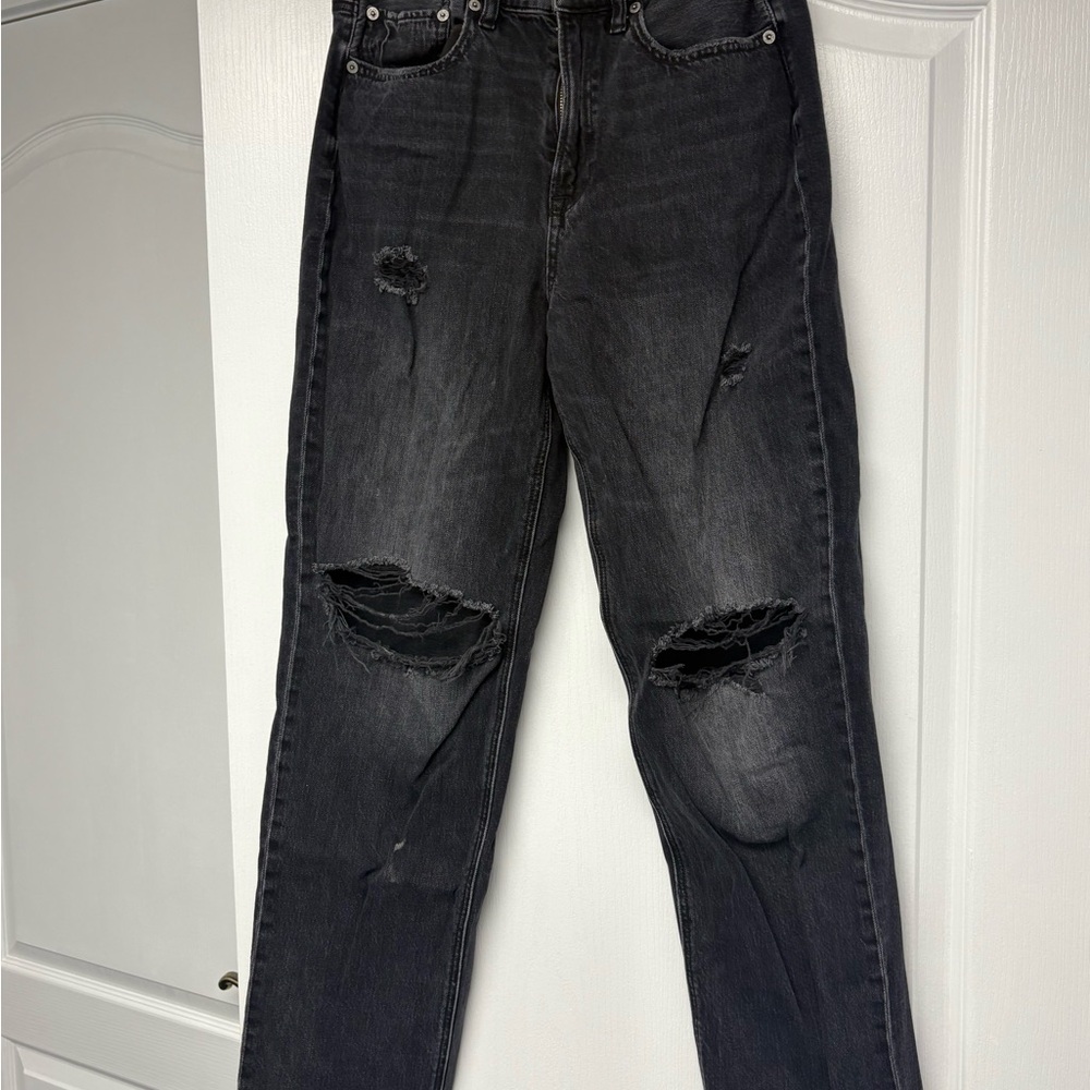 American Eagle Outfitters Black Straight Leg Jeans